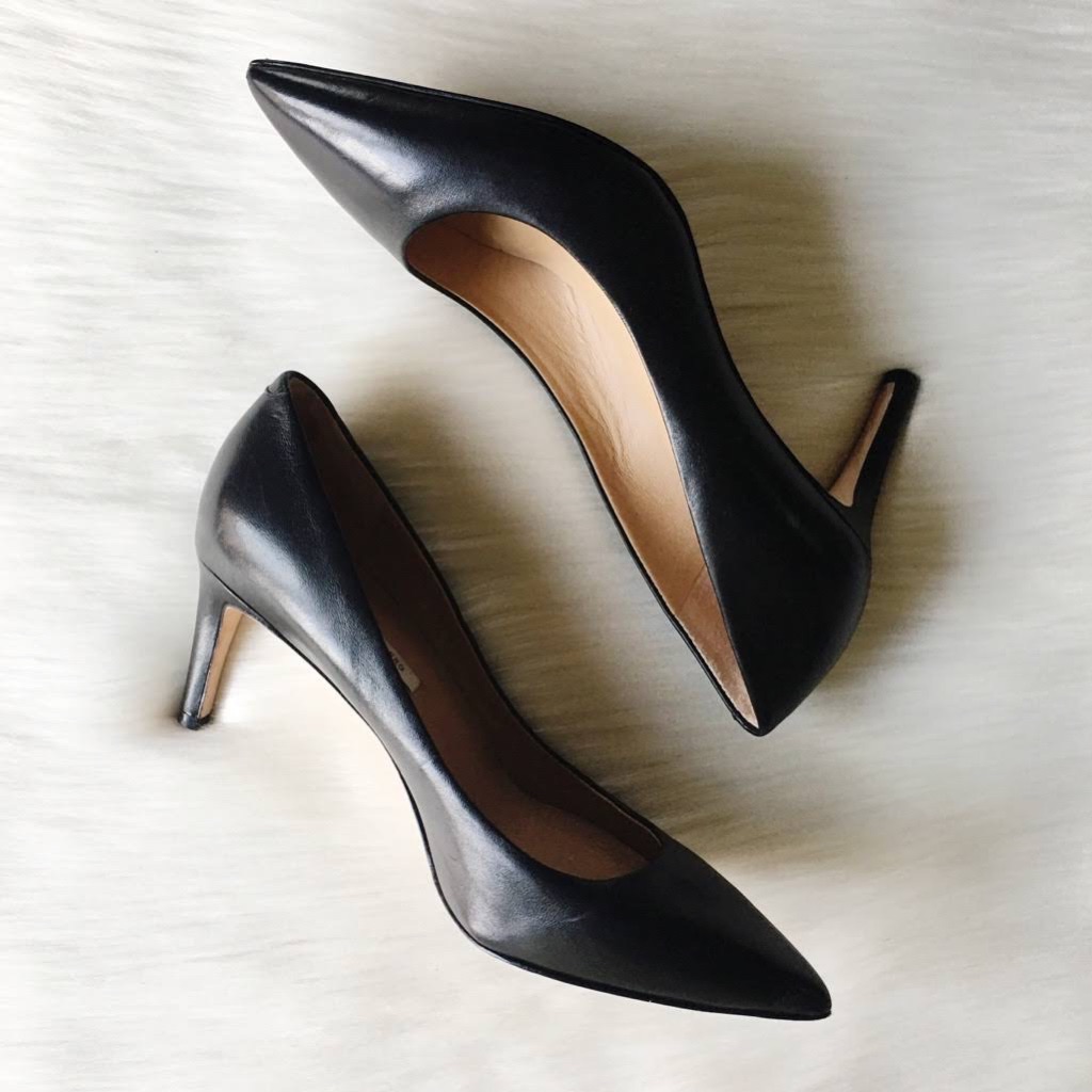 Diane Von Furstenburg Olee Black High Heel Stilettos Size 6